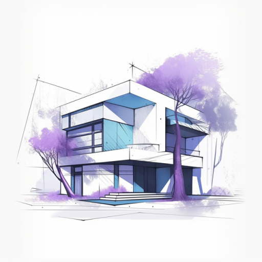 Blueprint Building Architecture Vector Art PNG, House Building Architecture  Concept Sketch 3d Illustration Modern Architecture Exterior Blueprint Or  Wire Frame Style, House, Home, Background PNG Image For Free Download